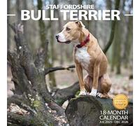 2025-2026 Wall Calendar American Staffordshire Terrier Planner Calendar, Hangable Monthly Wall Calendar with Large Blocks for Organizing & Planning, Academic Schedule, Home, Office & family, Thick