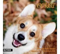 2025-2026 Wall Calendar,Corgi Wall Calendar, 12" x 24" Open,Family Planner Calendar Organizer with Corgi Images, for Dogs Lovers
