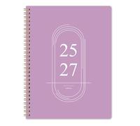 2025-2027 Monthly Planner, July 2025-June 2027, B5 (7" x 9"), 2 Year Monthly Planner, 24 month Calendar, Simple Calendar Planner Notebook Soft PVC Cover, Suitable for Schools & Offices, Purple