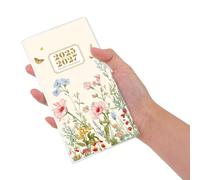 2025-2027 Pocket Calendar for Purse, 2 and a Half Years Monthly Planner, 30 Months, Planner Small Size (6.5” x 3.5”), July 2025 to Dec 2027 Pocket Calendar for Organizing & Planning (Butterfly Floral)