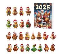 - 2025 | 24 Days Toy | Decoration for Trees, Mirror, Wall, Window, Door or Home, Ideal for Celebrations and Traditions of the V