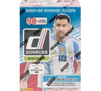 2025-26 Panini Donruss Road to FIFA World Cup Soccer Retail Blaster Box | 90 Trading Cards | Exclusive Blue Swirl, Cubic & Blue Pyramids Parallels | Official Panini FIFA Cards