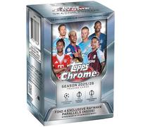 2025-26 Topps Chrome UEFA Club Competitions Soccer - Factory Sealed - Value Box