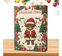 2025 2D Acrylic Home Decoration Advent - Christmas Countdown Calendar, for Living Room, Bedroom, Office, Desk, Holiday, Birthday Party