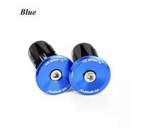 2025 2PCS Bike Handlebar End Plugs Aluminum Alloy Mountain MTB Bike Road Grips Caps Covers Bicycle Expansion Plug Cycling Accessories Blue 01 2pcs