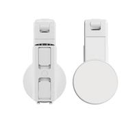 2025 4-in-1 Magnetic Selfie Stick with 360° Rotating Tripod and Wireless Remote for iPhone & Android-Portable for Travel (Clamp&Clip) (White)