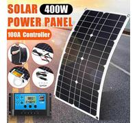 2025 400W Flexible Solar Panel 12V Mono for RV Camping Home Off-Grid Power