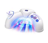 2025 6.0 Nail Fungus Lase, Intelligent 3 Time 30s/60s/99s, Dual Wavelength Technology, 470 nm Blue & 905 nm Infrared, Ultraportable Folding Design (White) Antifungal Laser