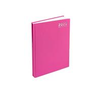 2025 A4/A5/A6 Pastel Colour Fashion Diary - Week to View, Day A Page Desk Planner (Pink, A4 Day A Page)