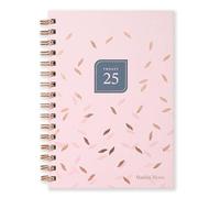 2025 A5 Diary from Matilda Myres | A5 Week to View Diary | Wirobound | January to December | Hardback Covers | Pink