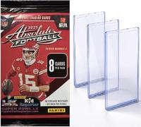 2025 Absolute Football Trading Cards 8 Count Per Pack Find Rare, Unique Card Designs+3 Toploader