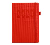 2025 Academic Diary Planner A5 Page A Day From Jan.2025-Dec.2025, PU Leather Cover Teacher Planner, Full Year Daily Planner With Colorful Monthly Tabs