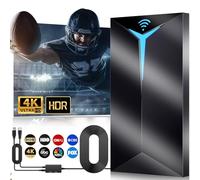 2025 Advanced 2200+ Miles Range TV Antenna Indoor Outdoor for 2K & 4K Smart TVs, tv Antenna Local Channels & 36 Ft HD Cable