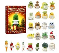 2025 Advent Calenda, Emotional Support Toys - 24pcs, 24 Days Christmas Countdown, Unique Emotional Support, Christmas Party Favor Gifts, for Boys, Girls, Kids