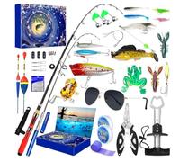 2025 Advent Calendar for Men, 24 Day Advent Calendar with Fishing Rod Holder, Fish Lip Clip, Hook Holder, Countdown to Christmas for Father Husband Friend