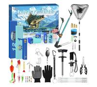 2025 Advent Calendar for Men, 24 Day Christmas Countdown Calendar with Fishing Rod Holder, Fish Lip Clip, Hook, Surprise Gift for Father, Husband or Boyfriend