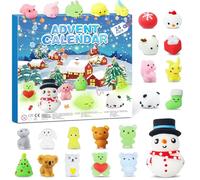 2025 Advent Calendar Mochi Squishy Kids, 24 Days Squishmallow Countdown Calendar Different Surprise Every Day,Reusable, Cute,Christma Gifts for Boys Girls-24 Pack