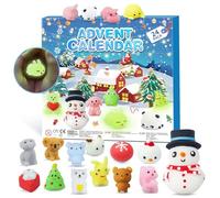 2025 Advent Calendar Mochi Squishy Kids, 24 Days Squishmallow Countdown Calendar Different Surprise Every Day, Reusable, Cute, Christma Gifts for Boys Girls-24 Pack
