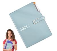 2025 Agenda Book, Calendar Organizer, A6 Daily Planning Notebook, Monthly Schedule Tracker, Compact Writing Journal with Pen, Appointment Reminder for School and Personal Task Management