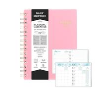 2025 Agenda Book Planner, Efficient A5 Daily Planner - Smooth Writing Task Checklist Notebook For Daily Use