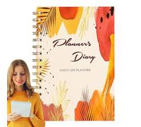 2025 Agenda Planner Weekly Planner 2025, Spiral Budget Notepad 2025, Portable Planning Tool for Homework, Study, Work, Travel and Notes
