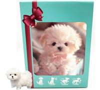 2025 AI Robot Dog,My Realistic Robot Puppy Upgrade Robotic Dog for Adults,Walking,Barking,Tail Wagging,Gift for Pet Lovers(White)