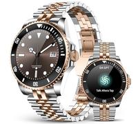 2025 AI Smart Watch, DA GPT Waterproof Round Watch, 1.19" AMOLED Display, 24/7 Heart Rate, Blood Pressure/SpO2/Sleep Tracker, 100+ Sports Fitness Tracke, Compatible Android and iOS