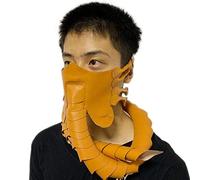 2025 Alien Worm Face Hug Bug Mask Leather Half Face Mask Cosplay Costume Props for Halloween Party