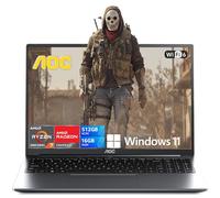 2025 AMD Laptop, 16.1 inch Laptop Computer with AMD Ryzen 7 7735HS Processor (8C/16T, up to 4.75GHz), 16GB DDR5 512GB NVMe SSD Laptop Computer, 16-inch FHD Display, WiFi 6, Backlit KB, Webcam,HDMI