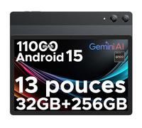 2025 Android 15 Tablet, Tab E3 Pro 13 Inch Tablet, 32GB+256GB/2TB, Helio G100 Octa-Core Android Tablets, 11000mAh/18W, Large Tablets with SIM Card Slot, 3.5mm Jack/5G WiFi/8+13MP, Black