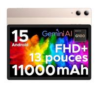 2025 Android 15 Tablet, Tab E3 Pro 13 Inch Tablet, 32GB+256GB/2TB, Helio G100 Octa-Core Android Tablets, 11000mAh/18W, Large Tablets with SIM Card Slot, 3.5mm Jack/5G WiFi/8+13MP, Golden