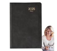 2025 Appointment Book for Time Management, 6 x 8 Inches Daily Weekly Monthly Planner with Thick Paper PU Cover, Calendar Agenda for Effective Scheduling and Organizing Your Personal and Professional L
