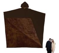 2025 Arcane Hoodie, Unisex Loose Blanket Hoodie for Men and Women, Oversized Long Sleeve Sweatshirt All Body Types with Cloak Design (Brown)