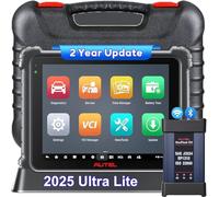 2025 Autel MaxiCom Ultra Lite Scanner: 2 Years Free Updates, Up of MS919 Elite II Pro Same as MaxiSys Ultra,Topology Mapping, Motor TruSpeed Repair, ECU Programming, 40+ Service, Repair Tips,
