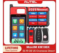 2025 Autel MaxiIM KM100 Key Fob Programming Tools KM100X key Programmer 60s Key Generation OBD IMMO Key Learning Key Free Update MaxiIM KM100X