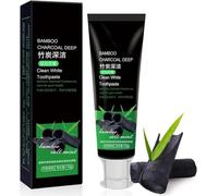 2025 Bamboo Charcoal Deep Intensive Whitening Toothpaste,Activated Charcoal Whitening Toothpaste,Deep Clean & Fresh Breath, Stain Removal Natural, Complete Care