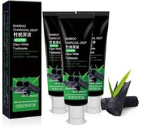 2025 Bamboo Charcoal Deep Intensive Whitening Toothpaste,Activated Charcoal Whitening Toothpaste,Deep Clean & Fresh Breath, Stain Removal Natural, Complete Care