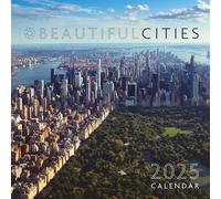 2025 Beautiful Cities Square Wall Calendar