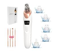 2025 Blackhead Remover Pore Vacuum,Facial Pore Cleaner-5 Suction Power,5 Probes,USB Rechargeable Blackhead Vacuum Kit Electric Acne Extractor Tool for Adult