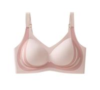 2025 Bra Women Yoga Sport Bra Seamless Padded Super Froncé Doux Et Confortable Sans Armatures Soutien Gorge Push Up Pour Femme Lingerie De Sport Soutien Gorge Sans Armatures Compression Bras (XXL)