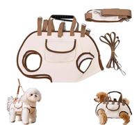 2025 Breathable Multi-Function Pet Carrier Backpack, Adjustable Shoulder Sling for Small to Medium Dogs & Cat, Outdoor Walking & Travel (brown,Small)