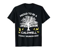 2025 CALDWELL Family Reunion Gathering Family Tree Matching T-Shirt