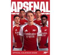 2025 Calendar Arsenal FC Month to View A3 Calendar Official Product