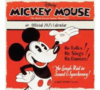 2025 Calendar Disney Mickey Mouse Classic Month to View Square Calendar Official Product