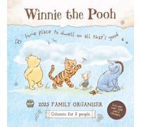 2025 Calendar Disney Winnie The Pooh Month to View Family Organiser Calendar with Stickers and Pocket Official Product