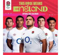 2025 Calendar England Rugby Union Month to View Square Calendar Official Product