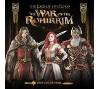 2025 Calendar Lord of the Rings The War Of The Rohirrim Movie Month to View Square Calendar Official Product