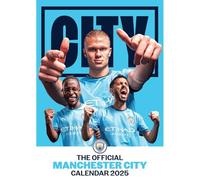 2025 Calendar Manchester City FC Month to View A3 Football Calendar Official Product