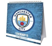 2025 Calendar Manchester City FC Football Desk Easel Official Product