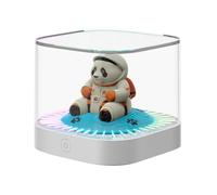 2025 Calendar New 3D Panda Memo Paper Carving Cultural Astronaut Kids Rainbow Gift Sky Commemorative Light Starry